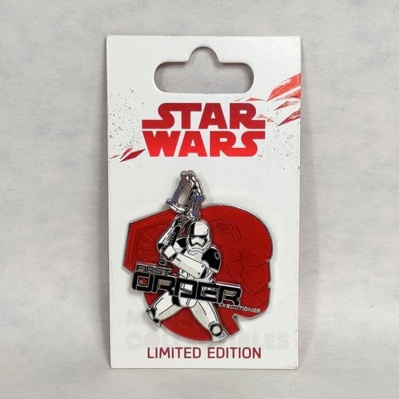 Disney Parks Star Wars Pin The Last Jedi First Order Stormtrooper Executioner - Picture 1 of 4